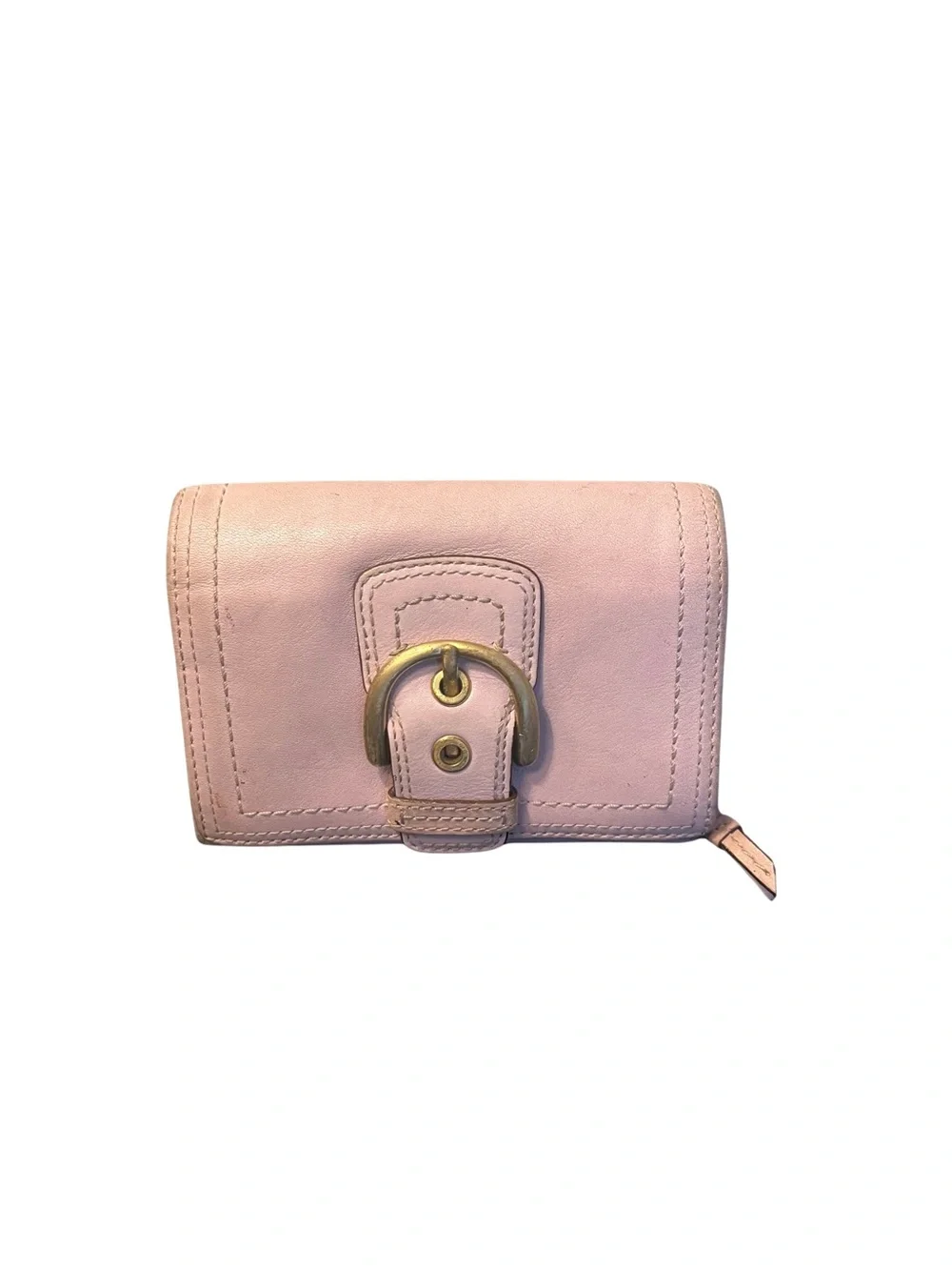 Coach Pink SoHo Leather Wallet